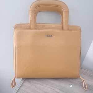 BODHI Leather Handled I Pad Purse Case With Stand